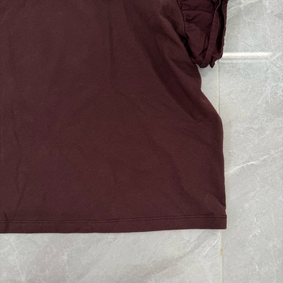 Women’s A New Day Double Flutter Short Sleeve Slim Fit Top Butterfly Ruffle XL - Picture 8 of 15